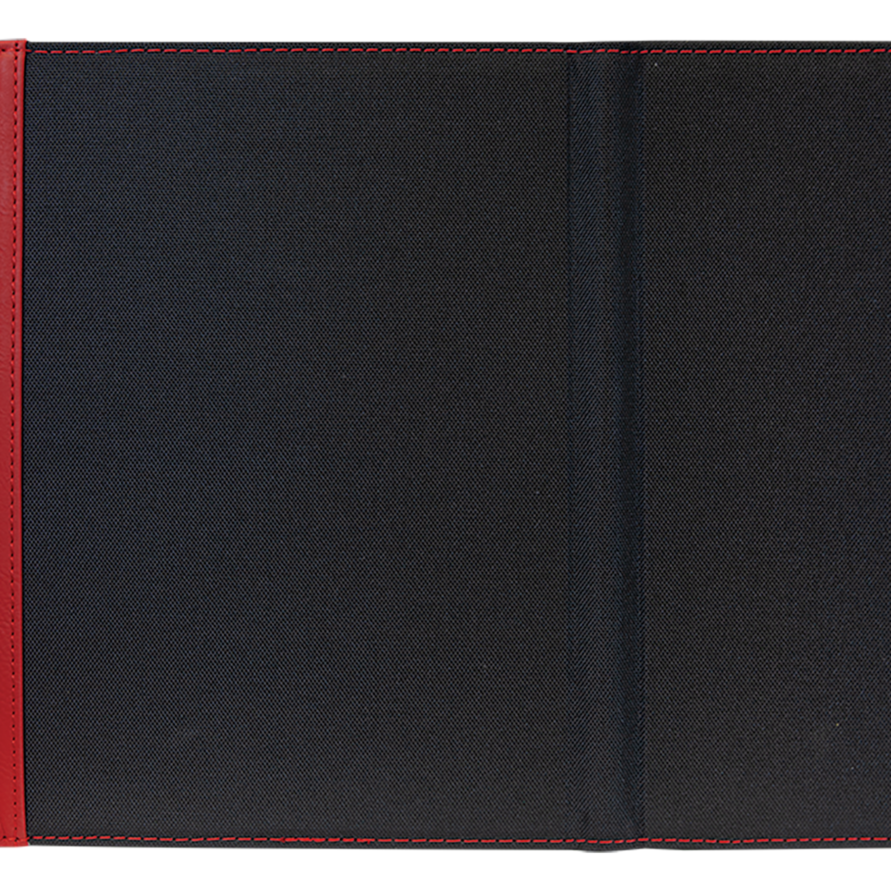 7" x 9" Red/Black Canvas Leatherette Portfolio – item GFT1210 image 3