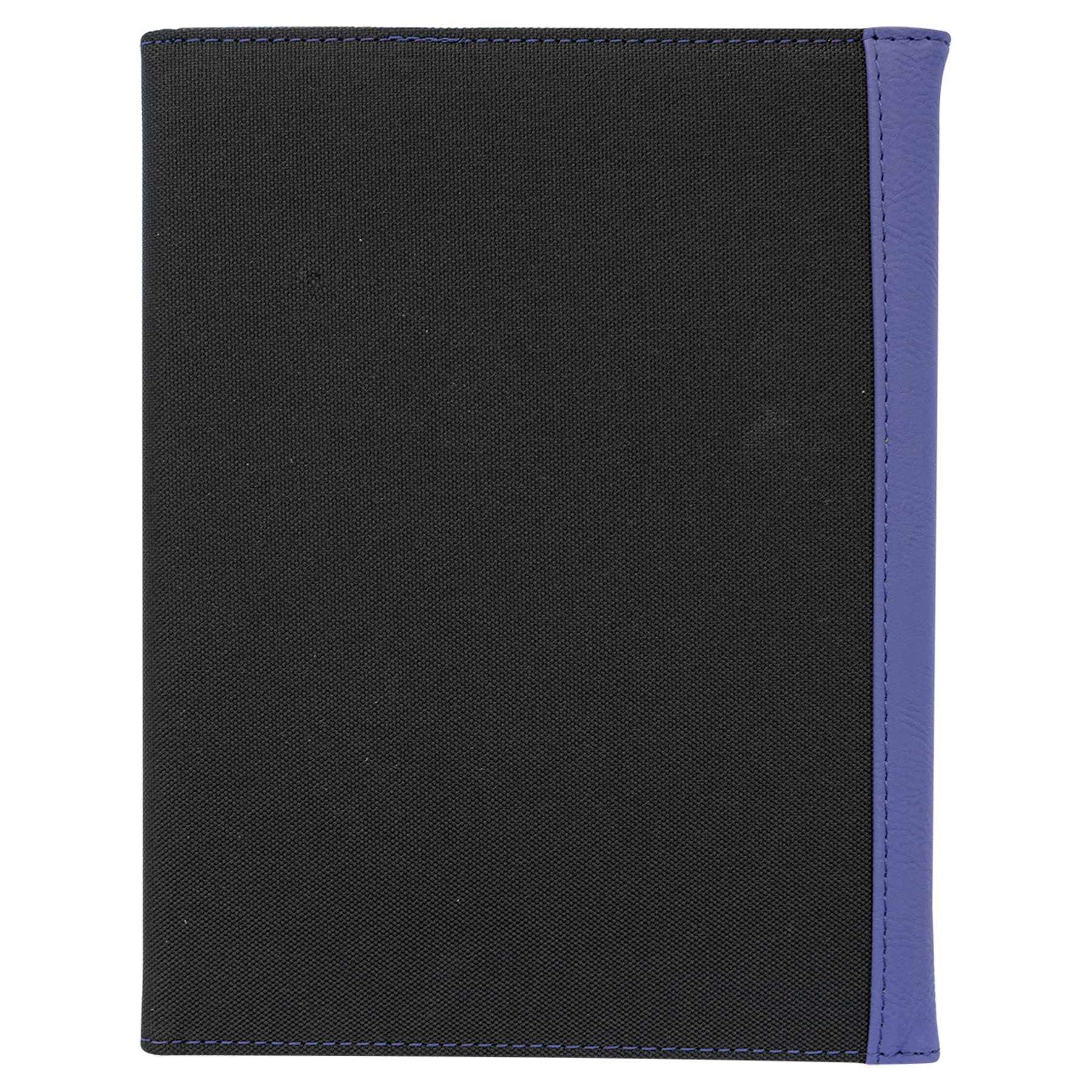 7" x 9" Purple/Black Canvas Leatherette Portfolio – item GFT1213 image 3