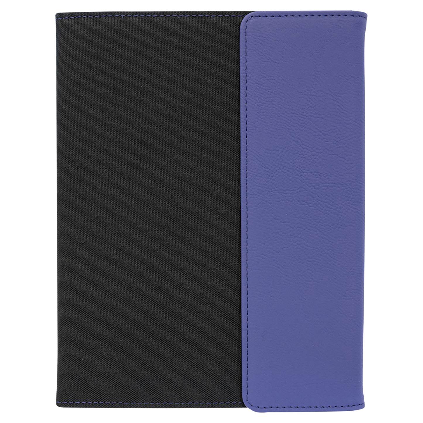 7" x 9" Purple/Black Canvas Leatherette Portfolio – item GFT1213 image 4