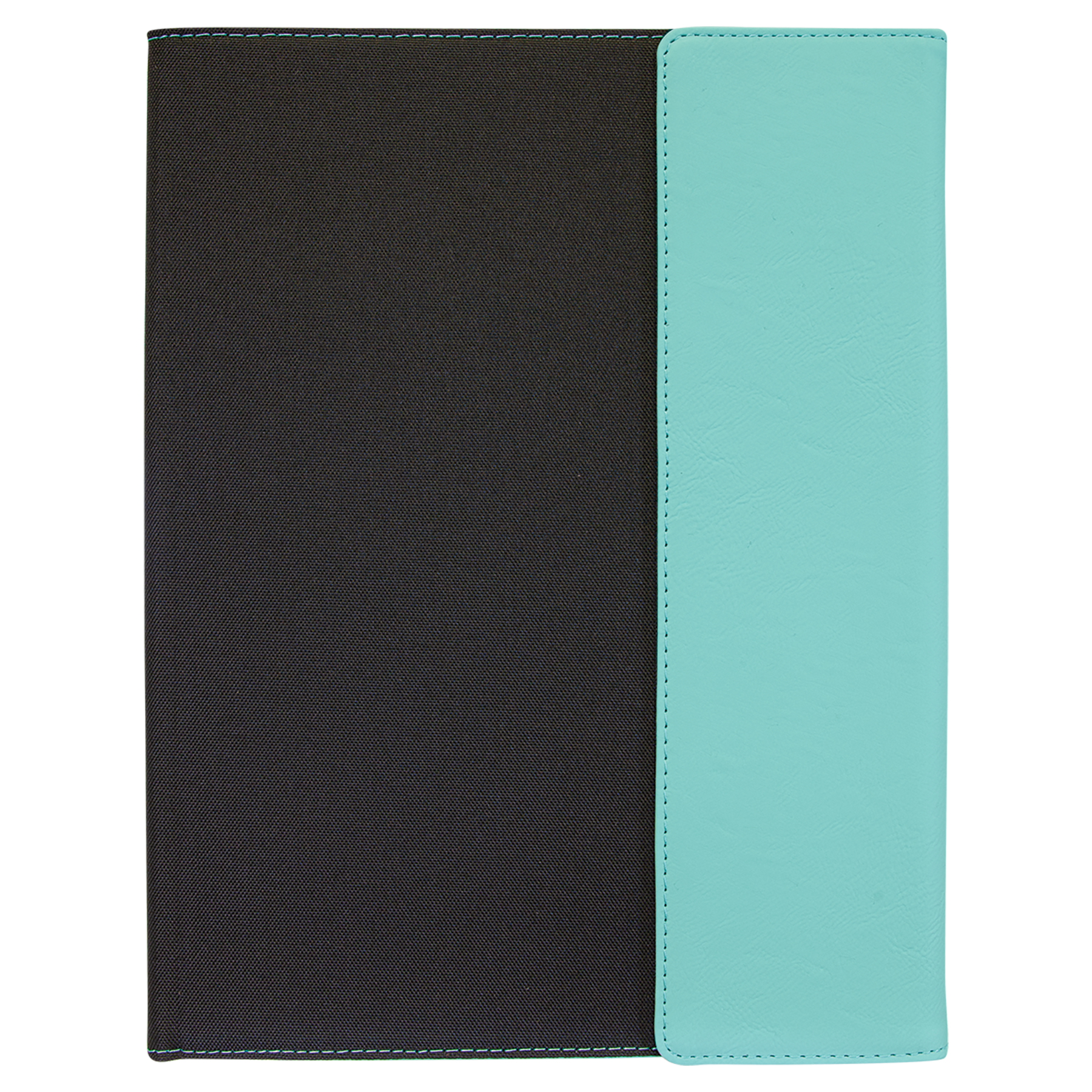 9.5" x 12" Teal Canvas Leatherette Portfolio – item GFT1218 image 3