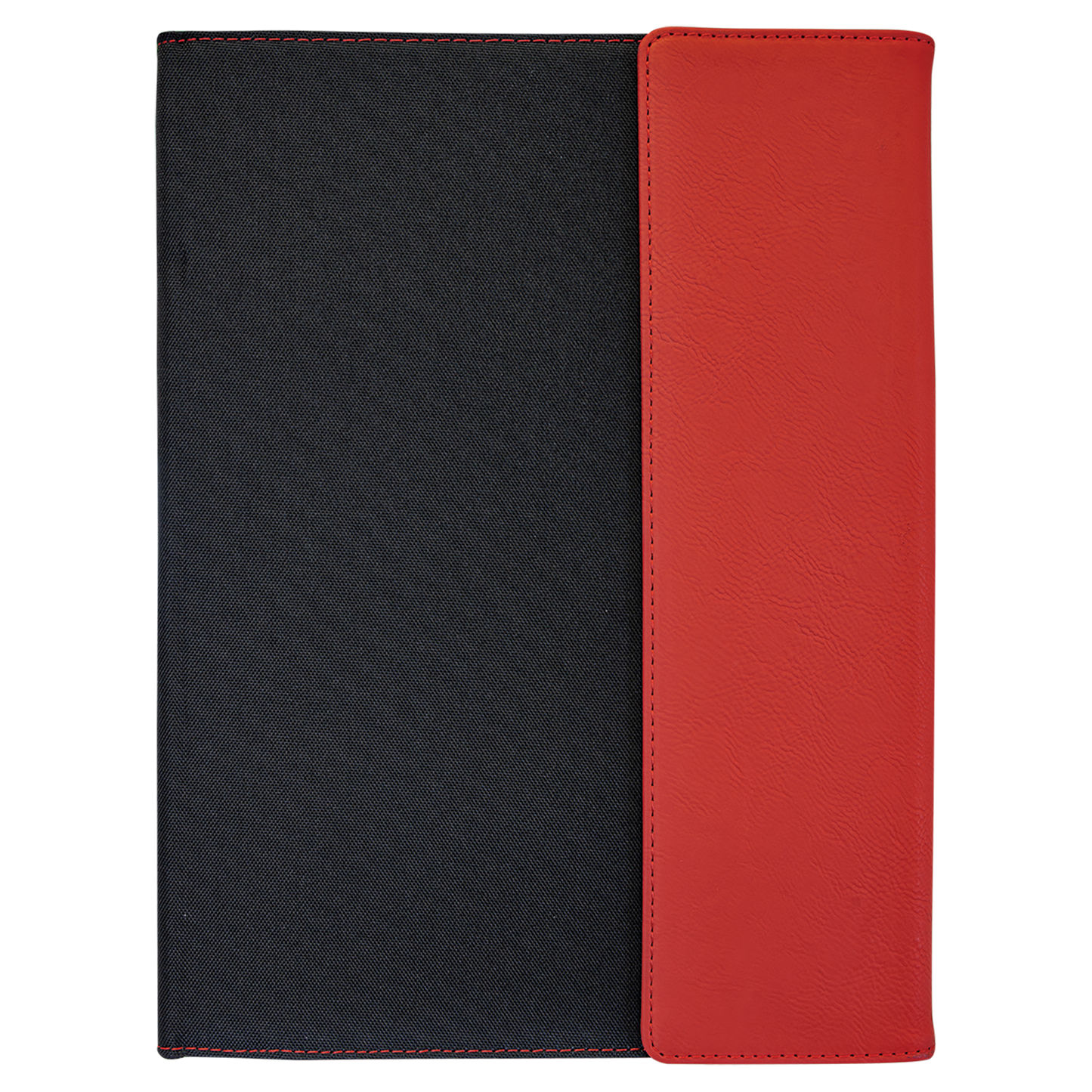 9.5" x 12" Red/Black Canvas Leatherette Portfolio – item GFT1220 image 3