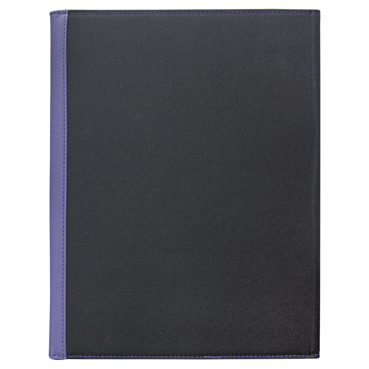 9.5" x 12" Purple/Black Canvas Leatherette Portfolio – item GFT1223 image 4