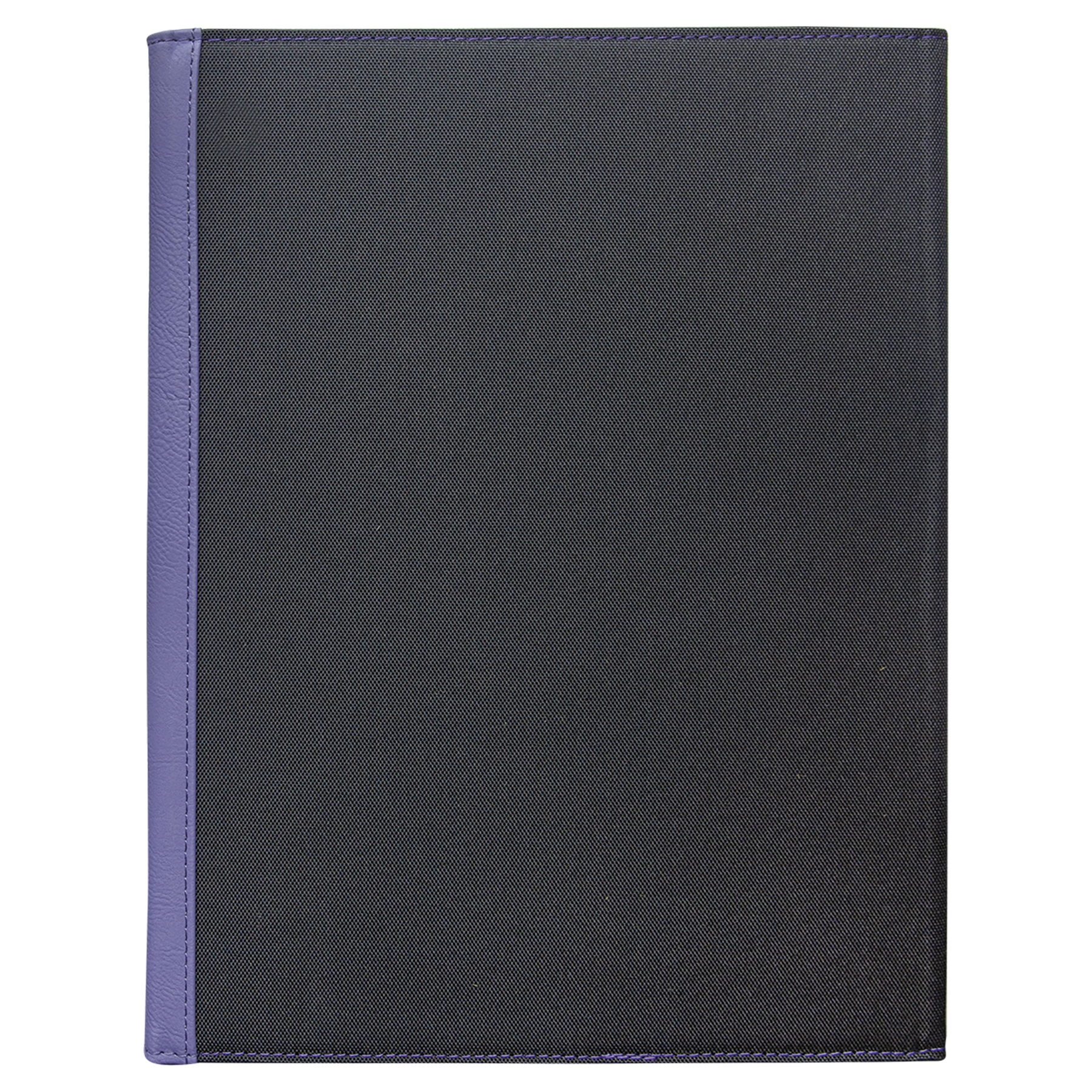 9.5" x 12" Purple/Black Canvas Leatherette Portfolio – item GFT1223 image 4