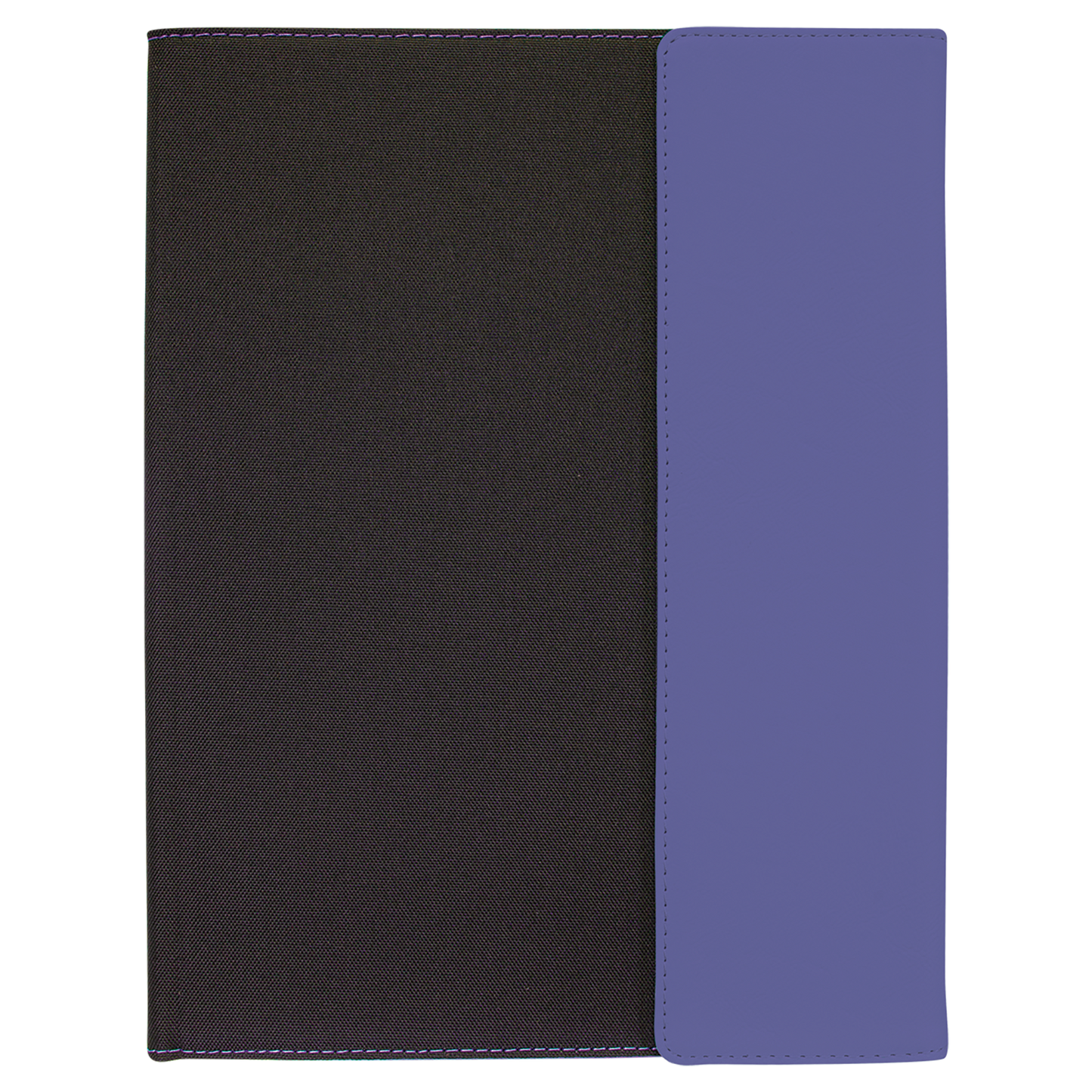 9.5" x 12" Purple/Black Canvas Leatherette Portfolio – item GFT1223 image 5
