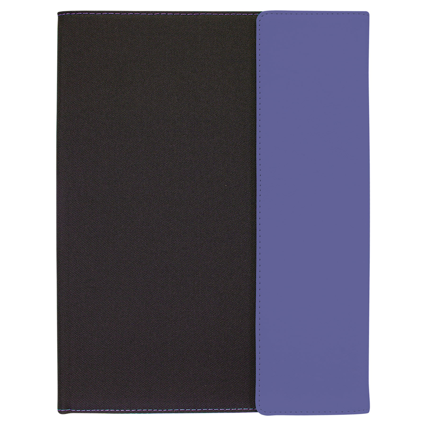 9.5" x 12" Purple/Black Canvas Leatherette Portfolio – item GFT1223 image 5