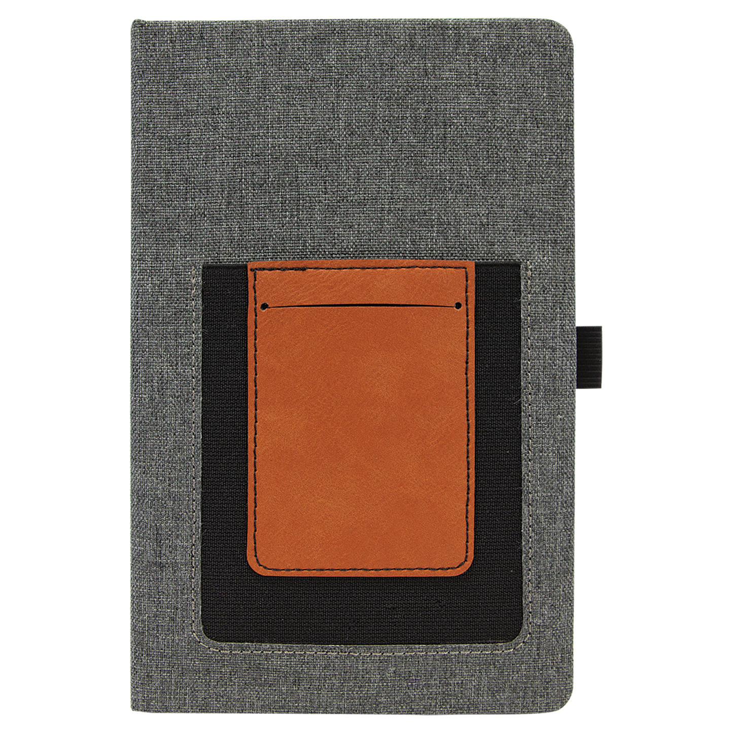 5.25" x 8.25" Rawhide Leatherette Journal Cell/Card Slot – item GFT1227 image 6
