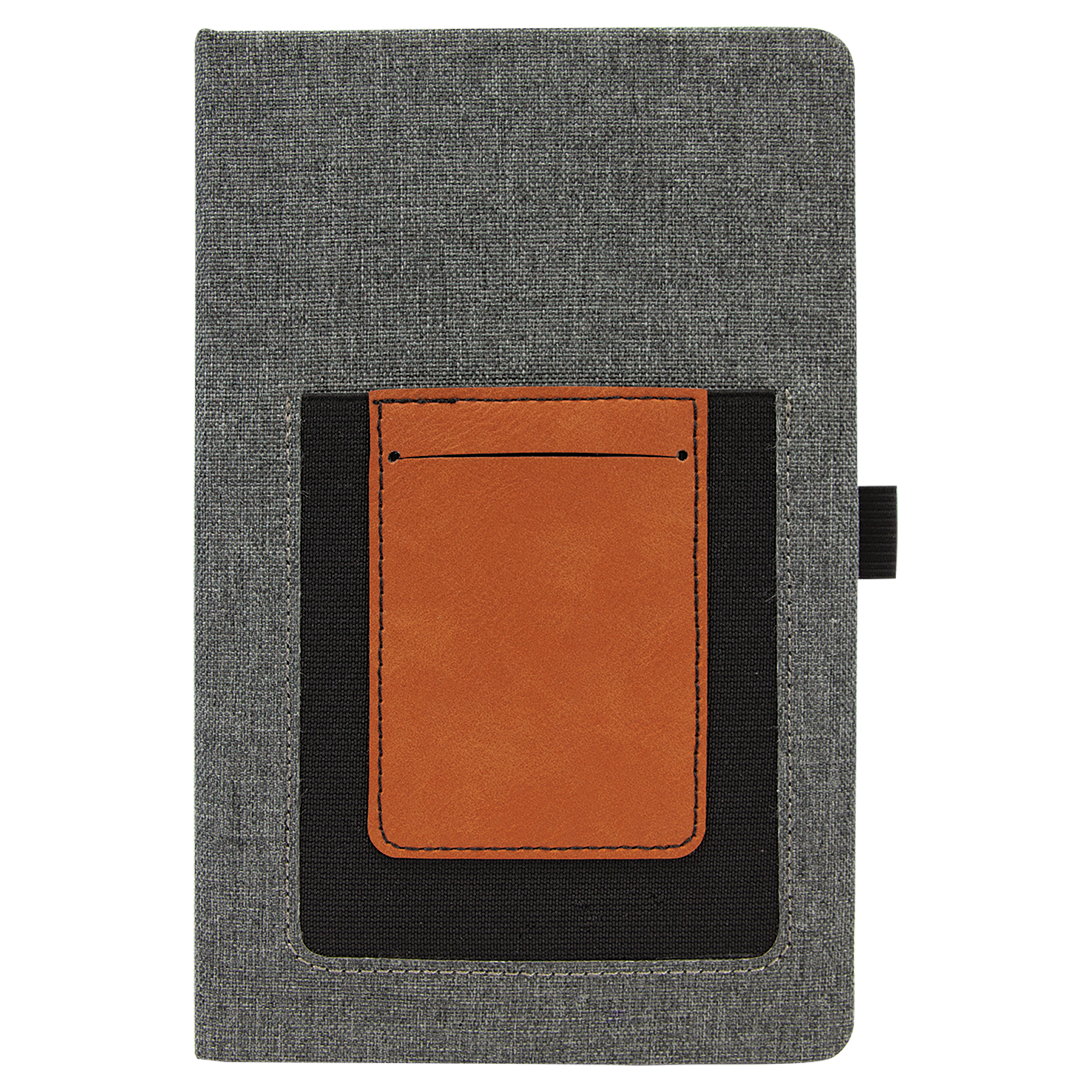 5.25" x 8.25" Rawhide Leatherette Journal Cell/Card Slot – item GFT1227 image 6