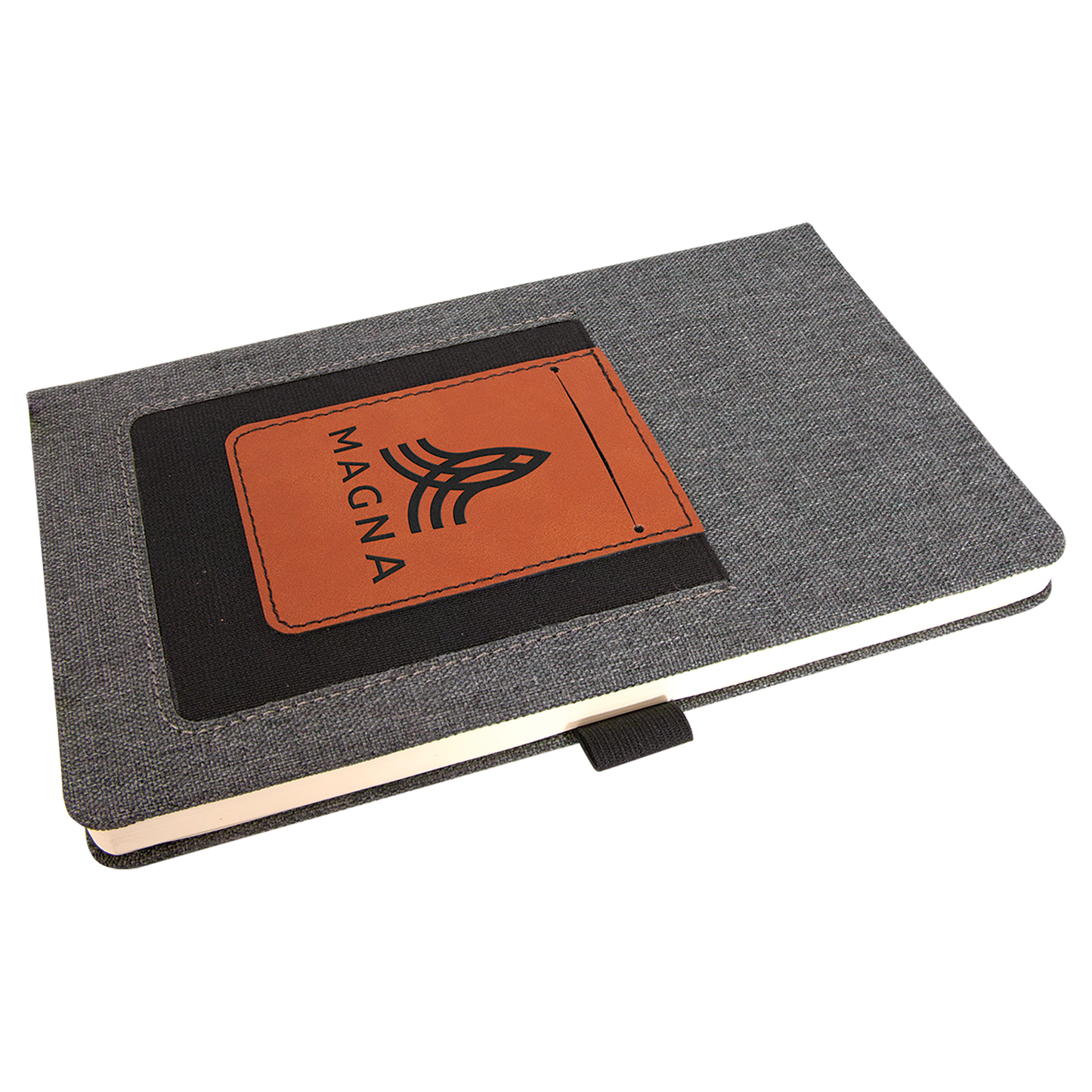 5.25" x 8.25" Rawhide Leatherette Journal Cell/Card Slot – item GFT1227 image 5