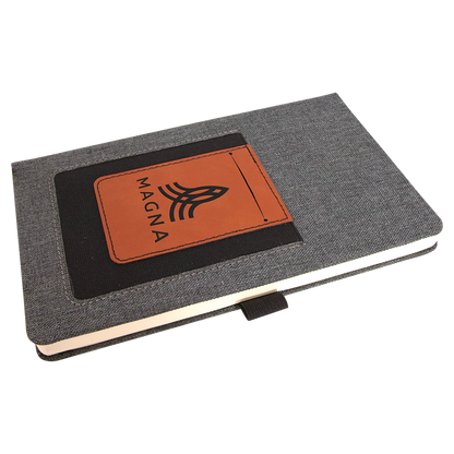 5.25" x 8.25" Rawhide Leatherette Journal Cell/Card Slot – item GFT1227 image 5