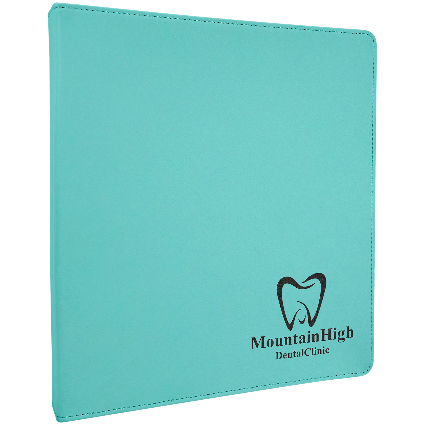 10.5" x 11.5" Teal Leatherette Binder – item GFT1255