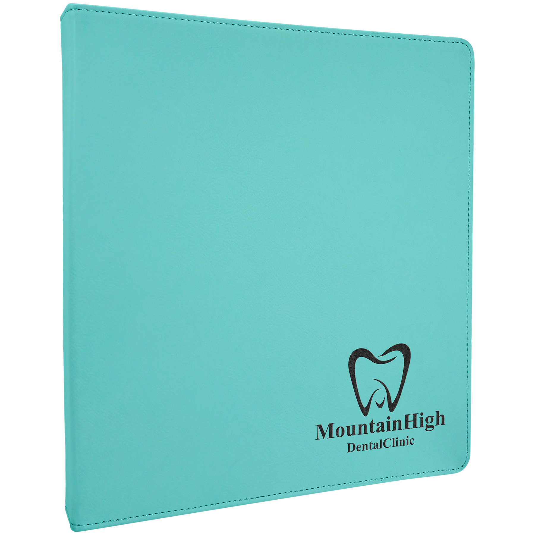 10.5" x 11.5" Teal Leatherette Binder – item GFT1255