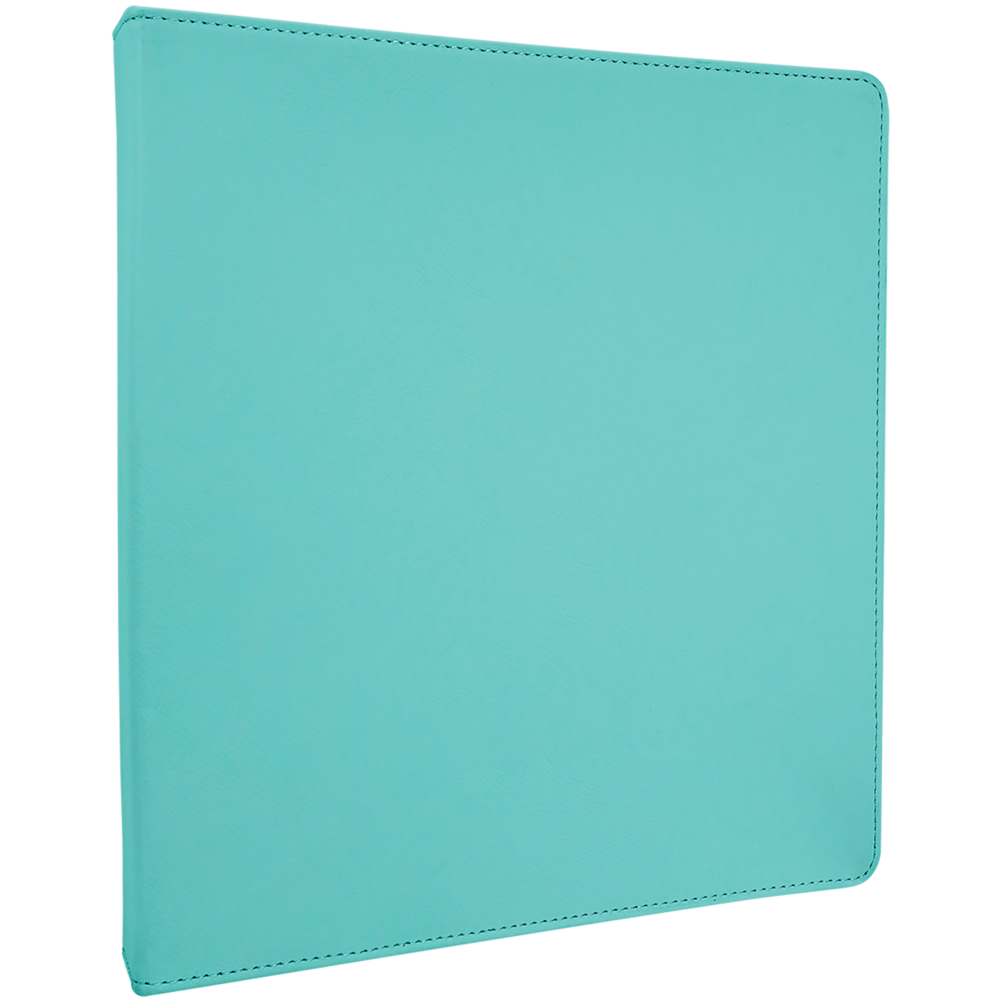 10.5" x 11.5" Teal Leatherette Binder – item GFT1255 image 3