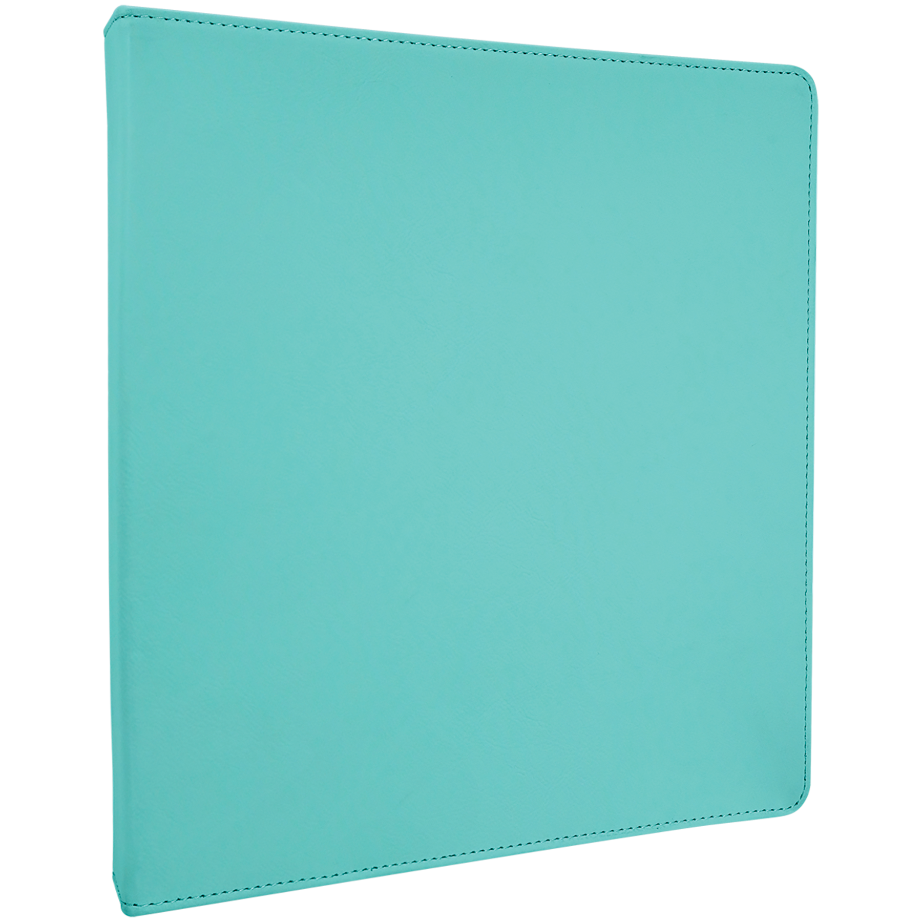 10.5" x 11.5" Teal Leatherette Binder – item GFT1255 image 3