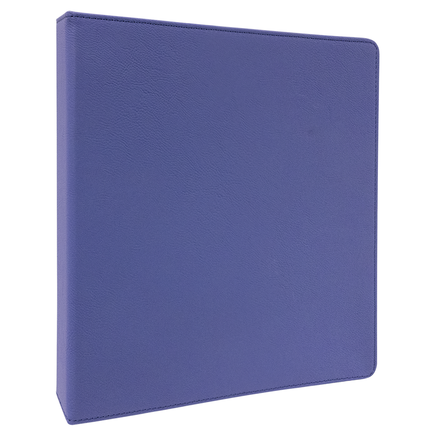 10.5" x 11.5" Purple/Black Leatherette Binder – item GFT1258 image 2
