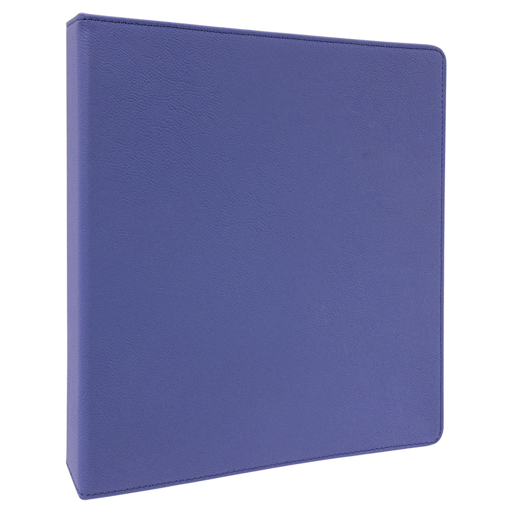 10.5" x 11.5" Purple/Black Leatherette Binder – item GFT1258 image 2