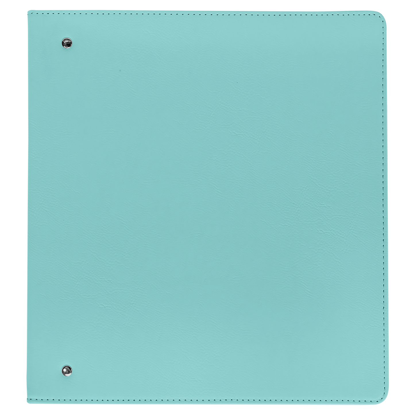 11" x 11.5" Teal Leatherette Binder – item GFT1345 image 3