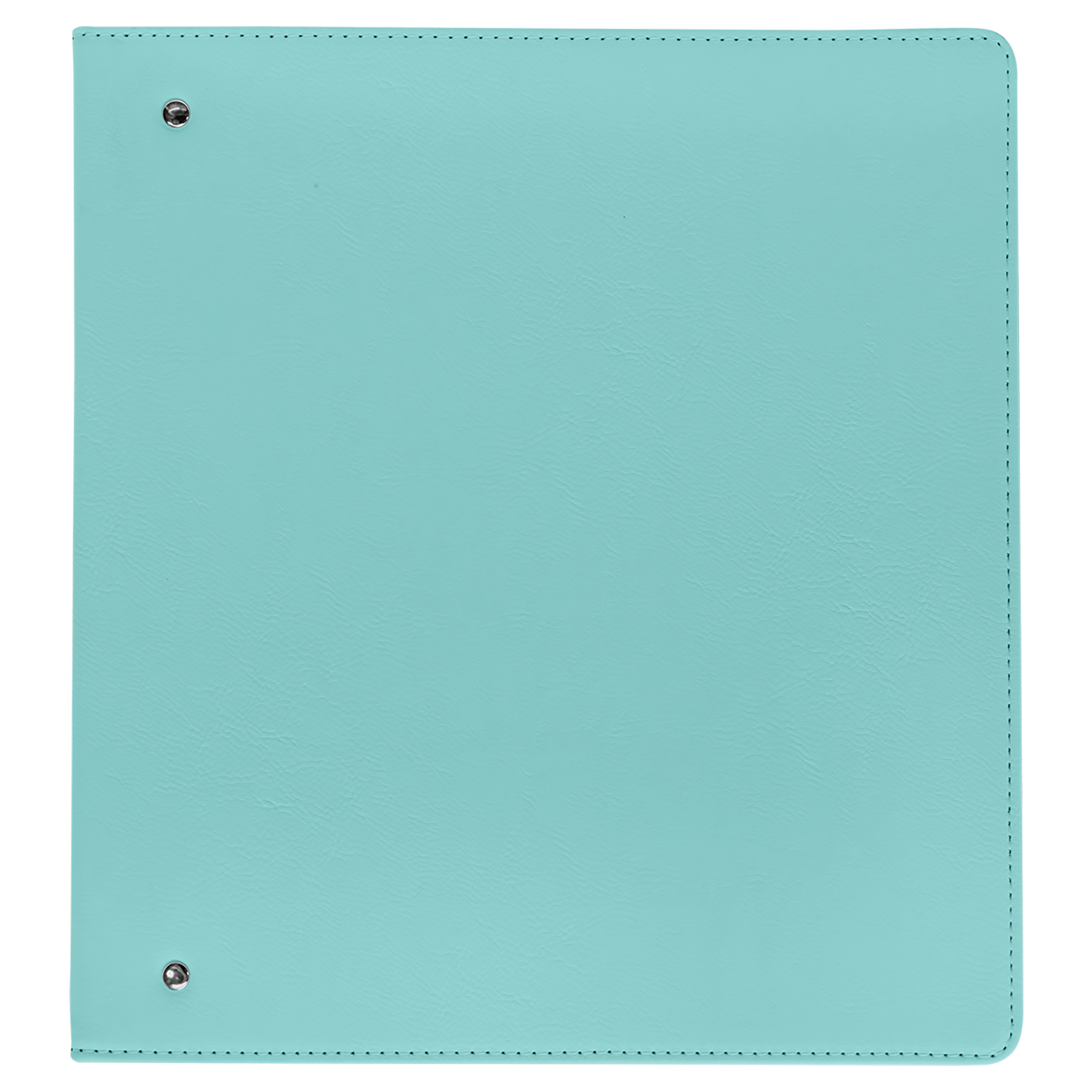 11" x 11.5" Teal Leatherette Binder – item GFT1345 image 3