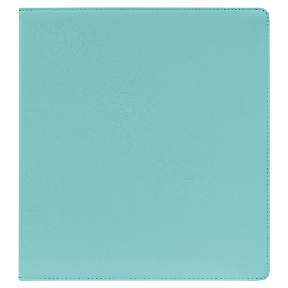 11" x 11.5" Teal Leatherette Binder – item GFT1345 image 5