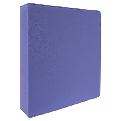 11" x 11.5" Purple/Black Leatherette Binder – item GFT1348 image 4