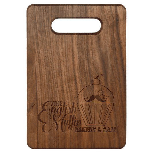 9" x 6" Walnut Cutting Board – item GFT164