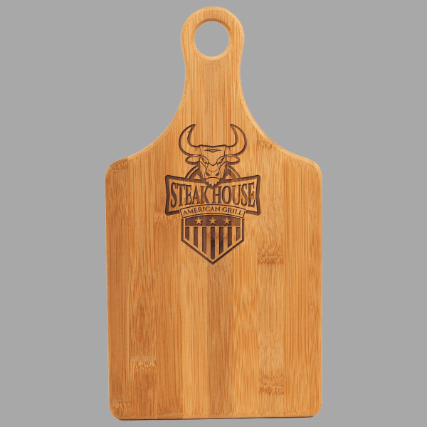 Paddle Shape Bamboo Cutting Board – item GFT172 image 2