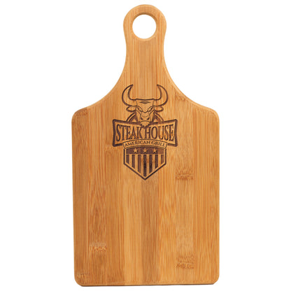 Paddle Shape Bamboo Cutting Board – item GFT172