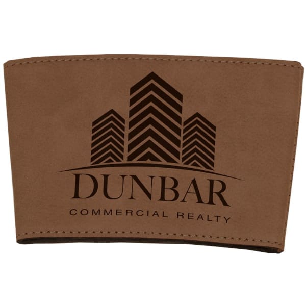 3" Laserable Leatherette Mug Sleeve – item GFT image 3