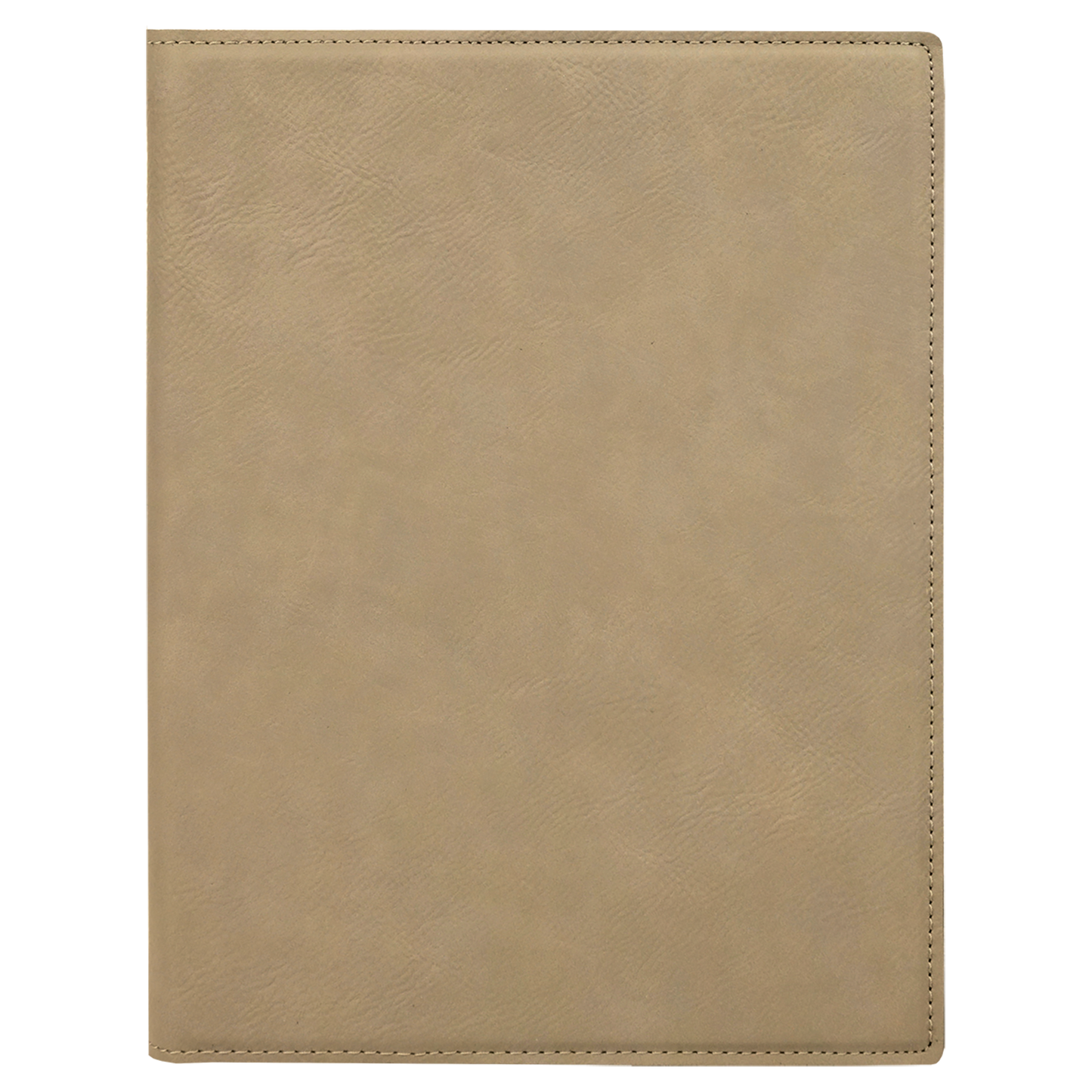 7" x 9" Light Brown Leatherette Small Portfolio – item GFT212 image 4