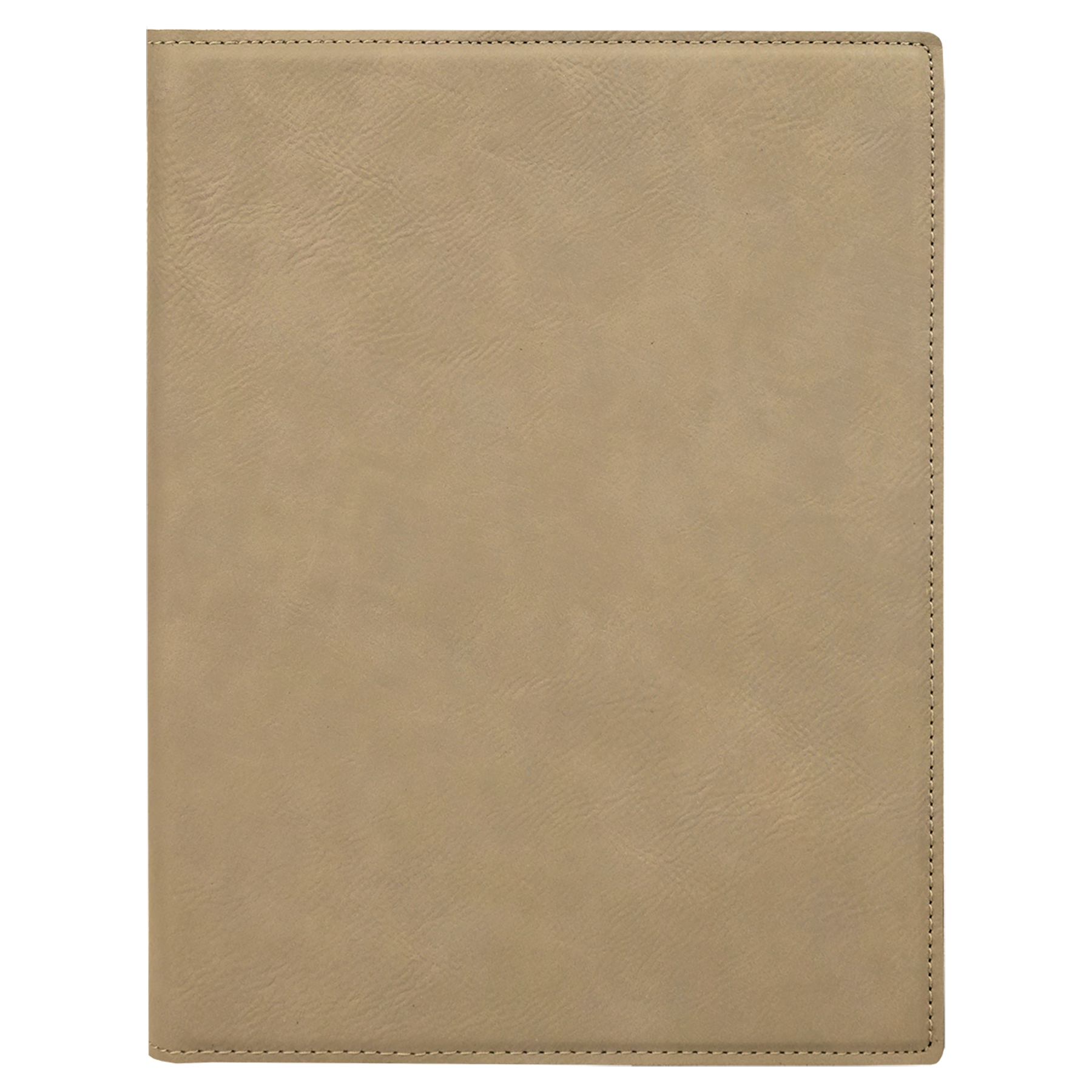 7" x 9" Light Brown Leatherette Small Portfolio – item GFT212 image 4