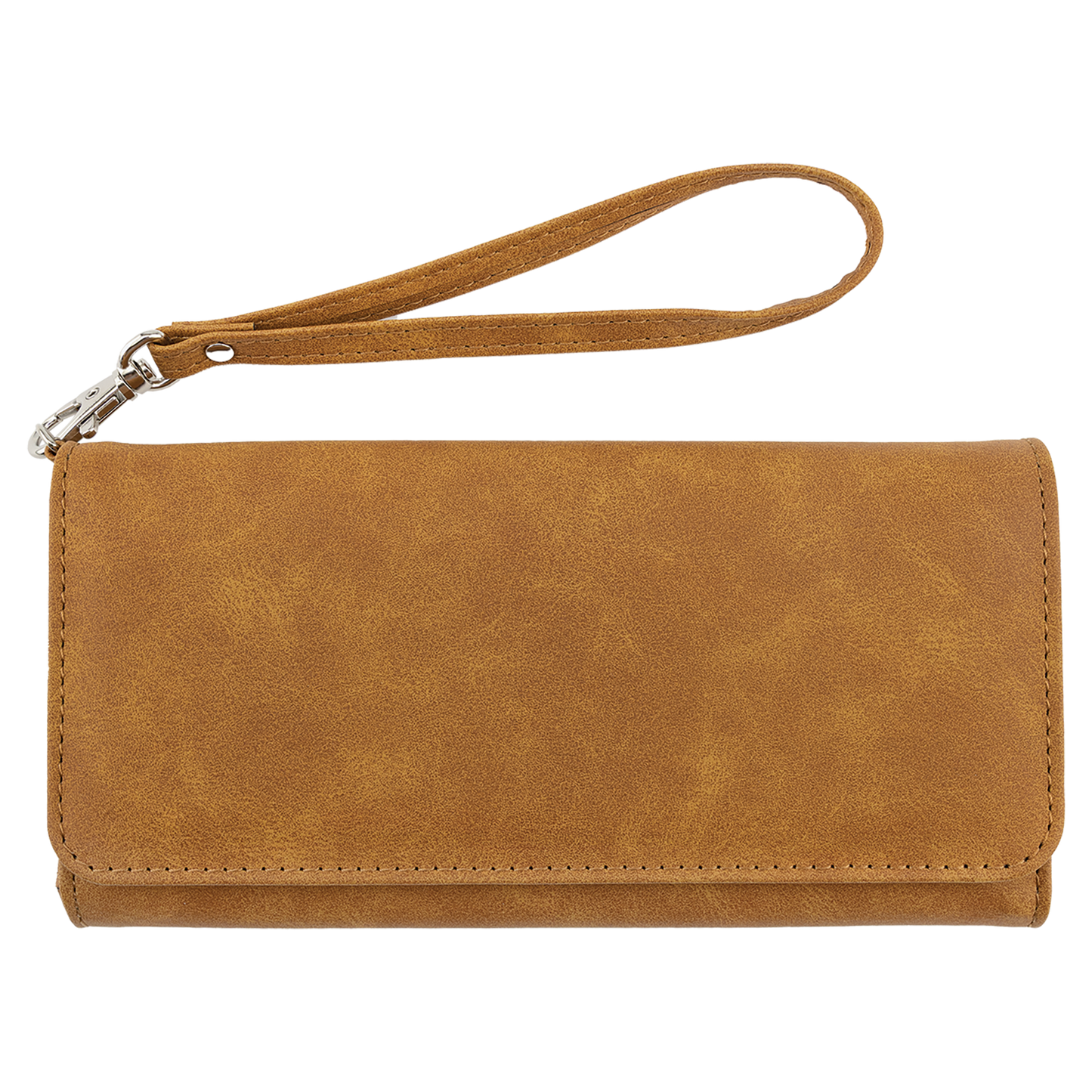 7.5" x 4" Light Leatherette Wallet with Strap Premier – item GFT2145 image 3