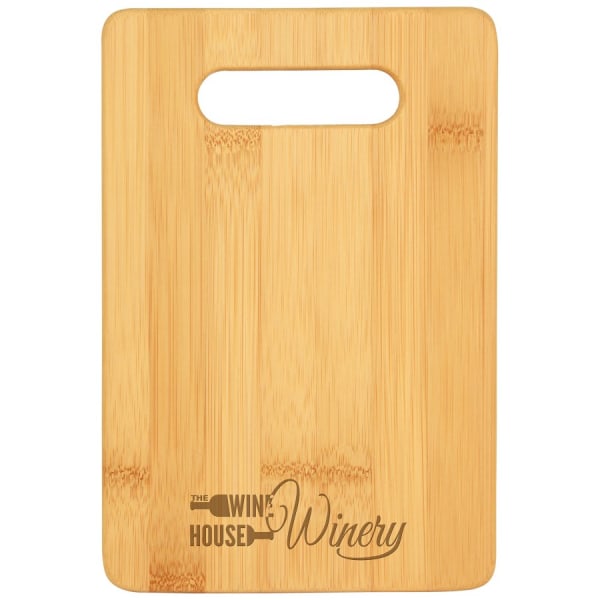 9" x 6" Bamboo Bar Cutting Board – item GFT219