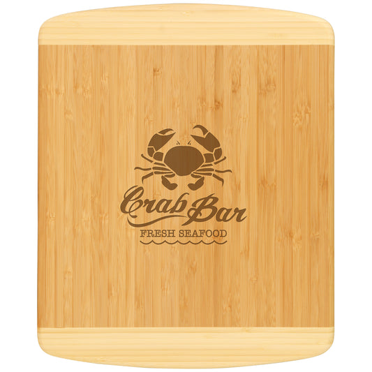 2-Tone Bamboo Cutting Board – item GFT220