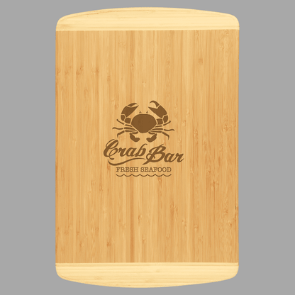 2-Tone Bamboo Cutting Board – item GFT221 image 2