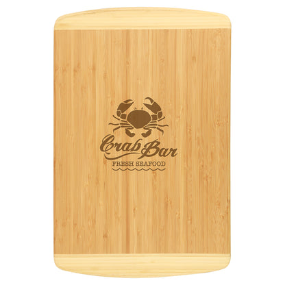 2-Tone Bamboo Cutting Board – item GFT221