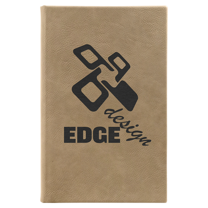 5.25" x 8.25" Light Brown Leatherette Sketch Book – item GFT2211