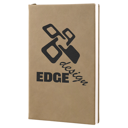 5.25" x 8.25" Light Brown Leatherette Sketch Book – item GFT2211 image 3