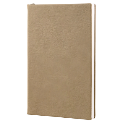 5.25" x 8.25" Light Brown Leatherette Sketch Book – item GFT2211 image 5