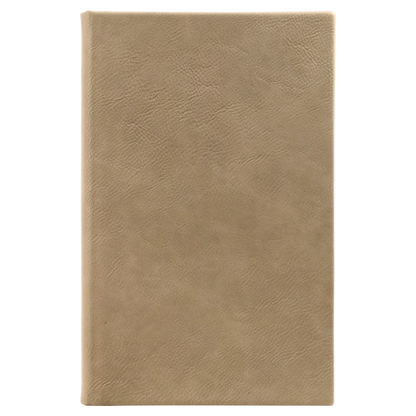 5.25" x 8.25" Light Brown Leatherette Sketch Book – item GFT2211 image 4
