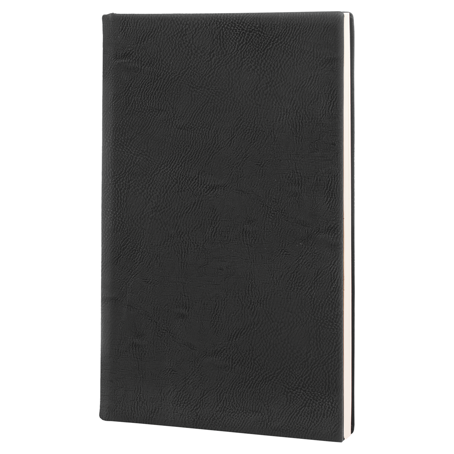 5.25" x 8.25" Black/Silver Leatherette Sketch Book – item GFT2218 image 4