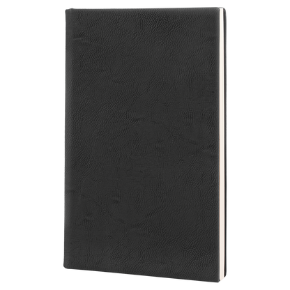 5.25" x 8.25" Black/Silver Leatherette Sketch Book – item GFT2218 image 4