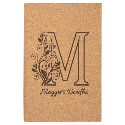 5.25" x 8.25" Cork Leatherette Sketch Book – item GFT2220 image 5