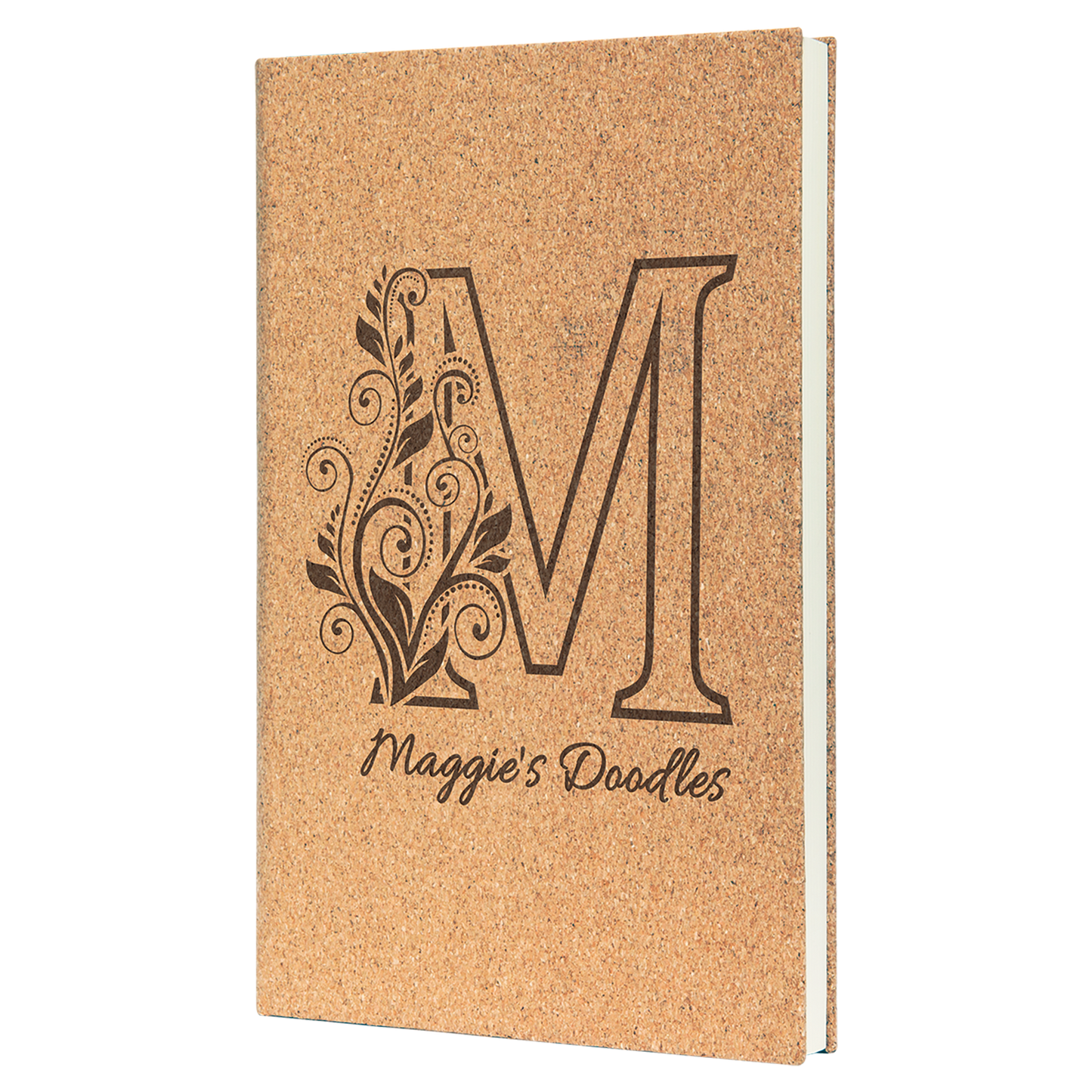 5.25" x 8.25" Cork Leatherette Sketch Book – item GFT2220 image 2