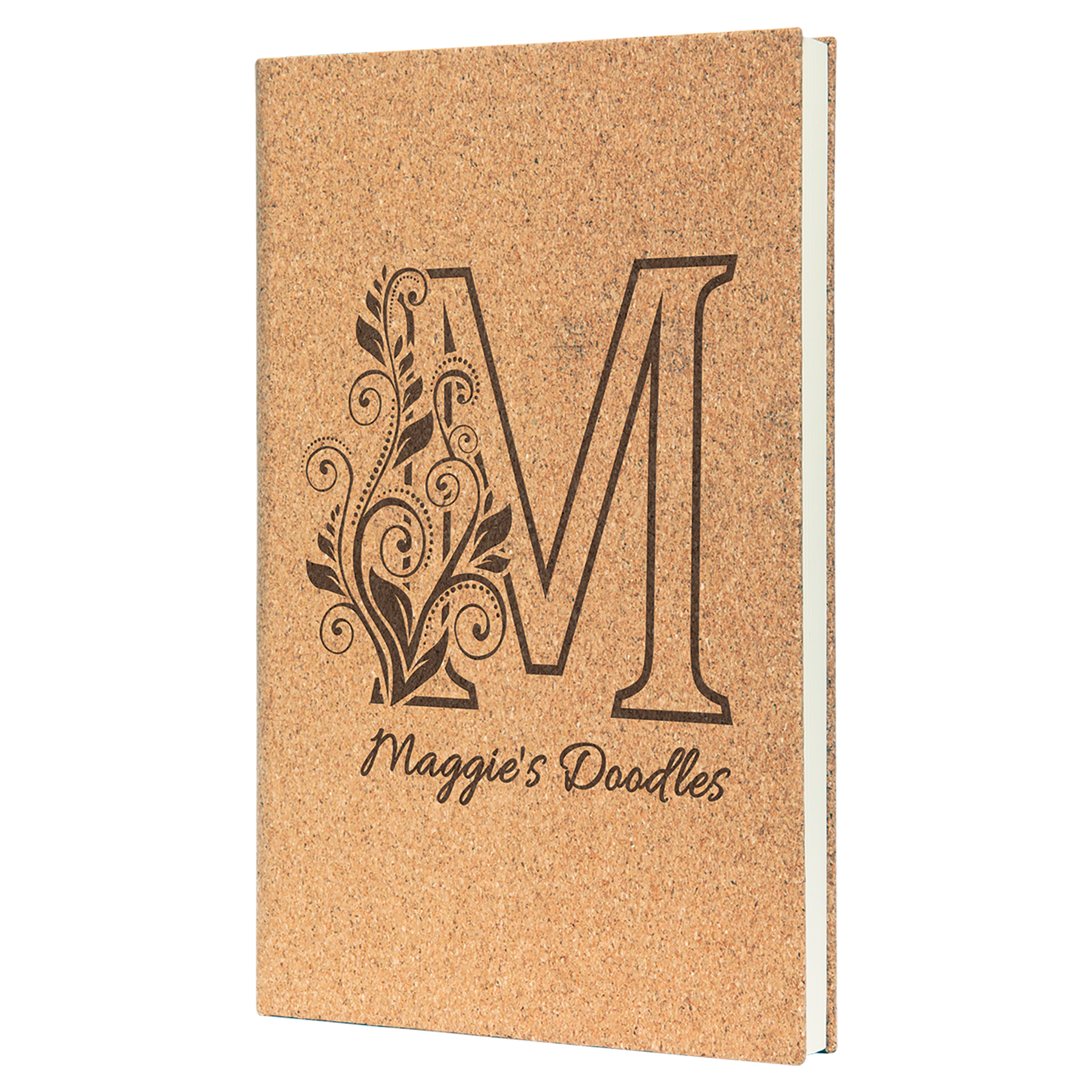5.25" x 8.25" Cork Leatherette Sketch Book – item GFT2220 image 2