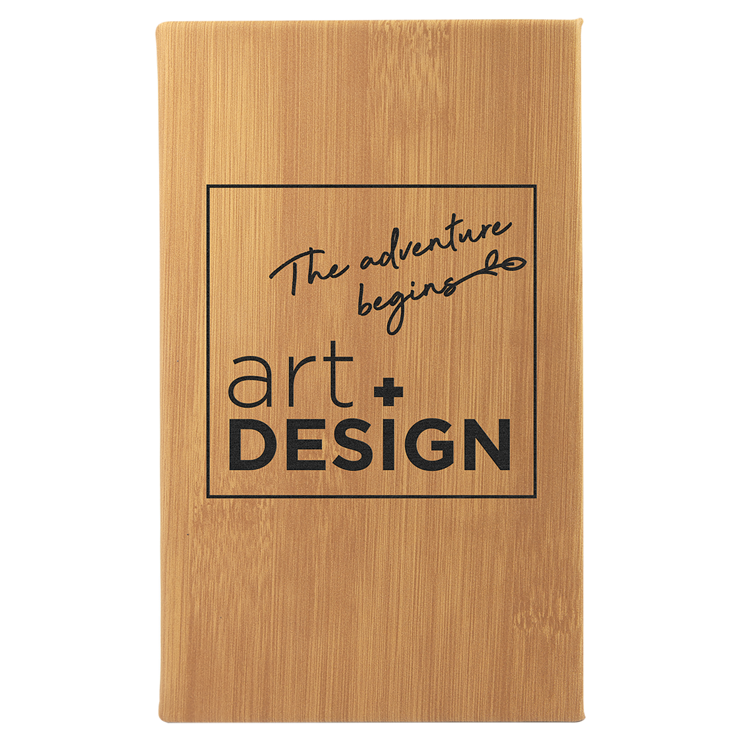 5.25" x 8.25" Bamboo Leatherette Sketch Book – item GFT2223