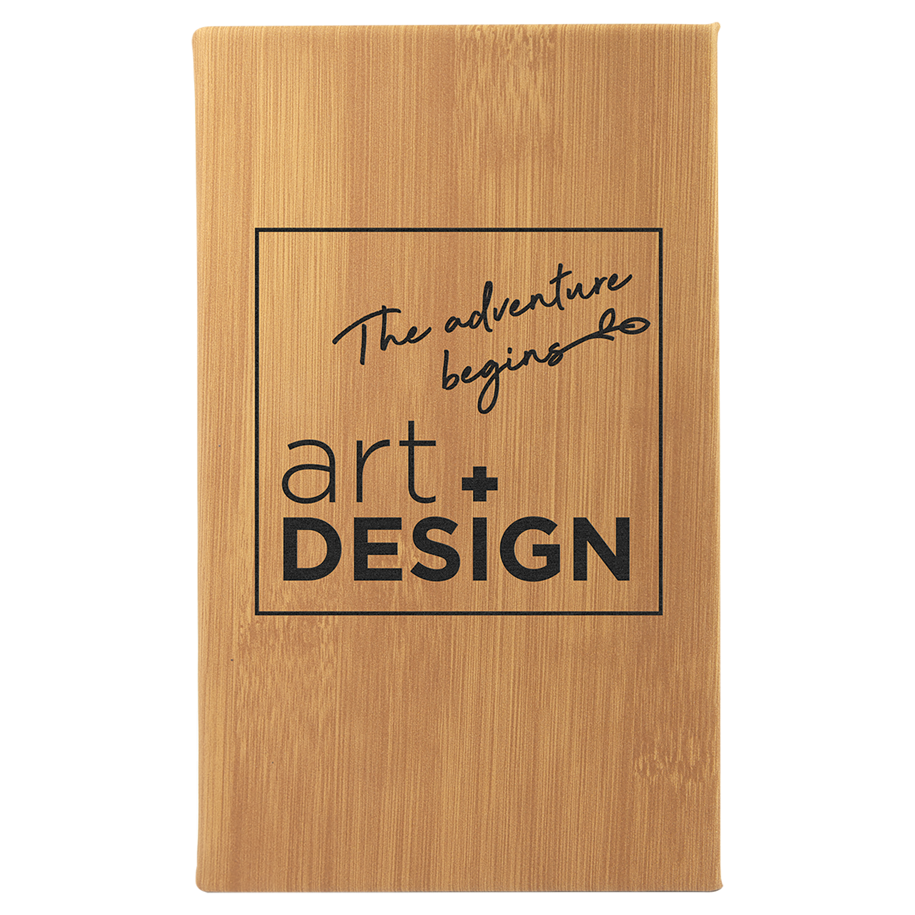 5.25" x 8.25" Bamboo Leatherette Sketch Book – item GFT2223