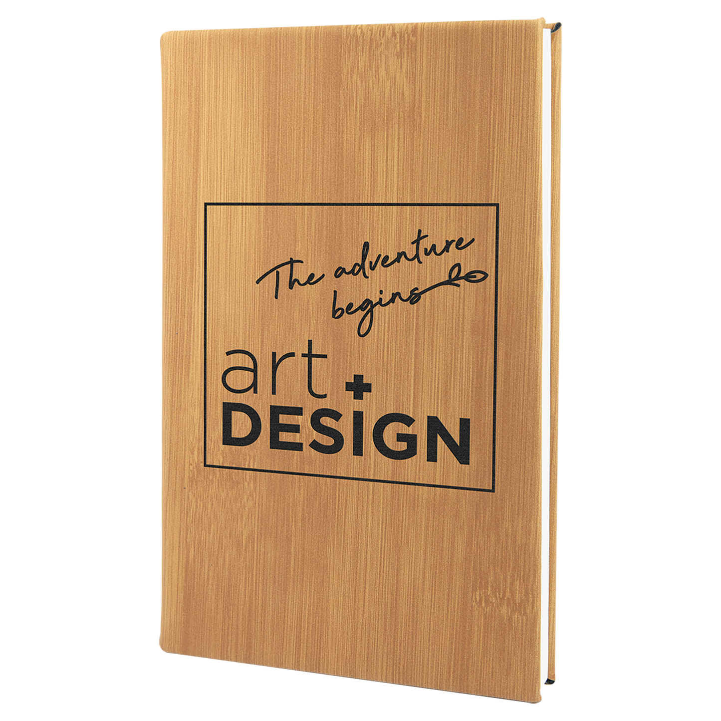 5.25" x 8.25" Bamboo Leatherette Sketch Book – item GFT2223 image 2