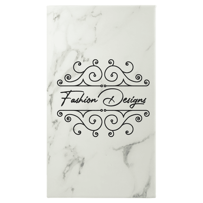 5.25" x 8.25" White Marble Leatherette Sketch Book – item GFT2224 image 5