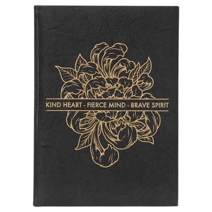 7" x 9.75" /Gold Leatherette Journal – item GFT2237