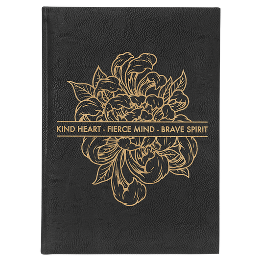 7" x 9.75" /Gold Leatherette Journal – item GFT2237