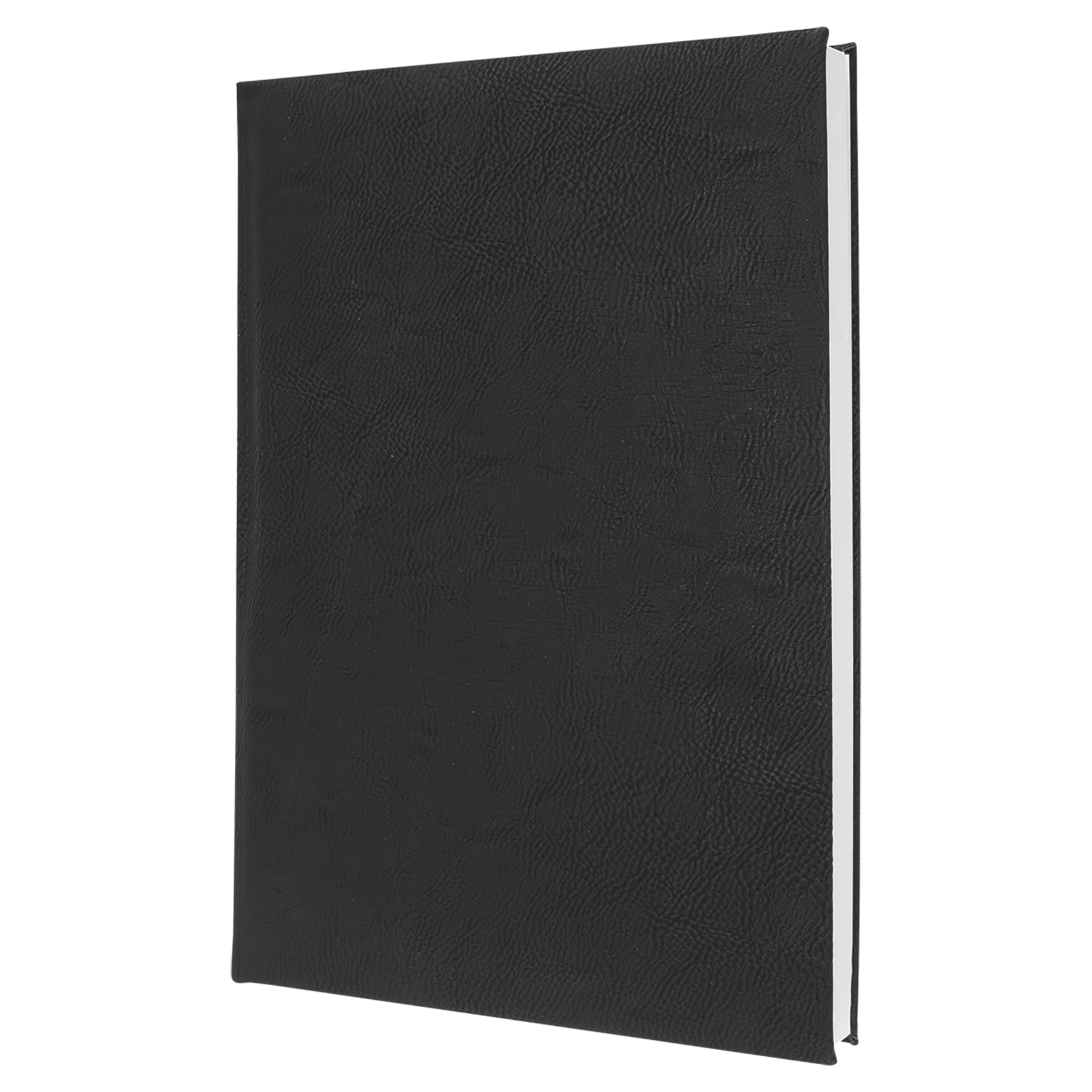 7" x 9.75" Black/Silver Leatherette Journal – item GFT2242 image 4